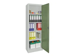 universele kast,HxBxD 1950x640x400mm,RAL7035,front RAL6011 - 2
