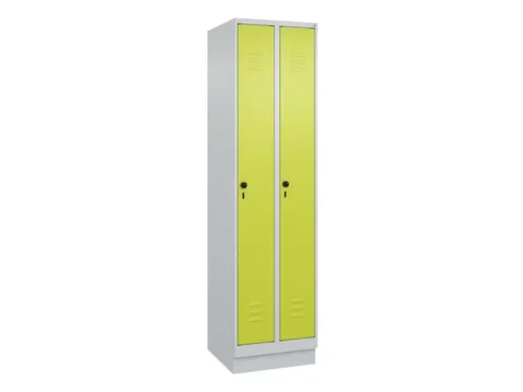 locker,HxBxD 1950x500x500mm,2vak,vak B 250mm,draaigrendel,sokkel
