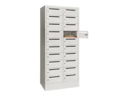 Postsorteerkast 1850x830x500mm 2x10 Vakken Ral7035 Front Ral7035