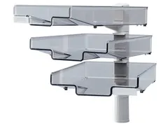 Brievenbak Hansa met 360 graden zwenkarm 3stuks grijs