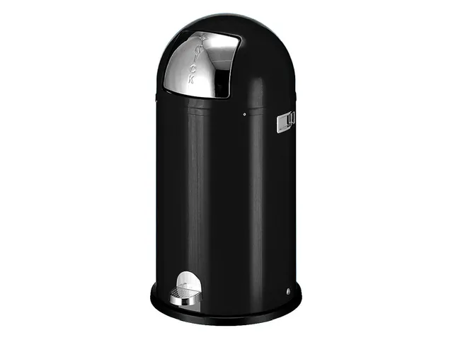 Poubelle à pédale Wesco Kickboy noir 40 litres