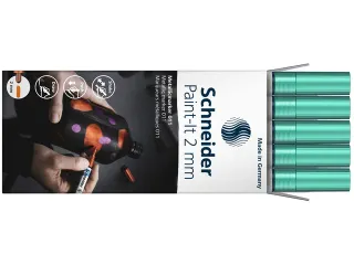 Metallic marker Schneider Paint-It 011 2mm groen metallic - 6
