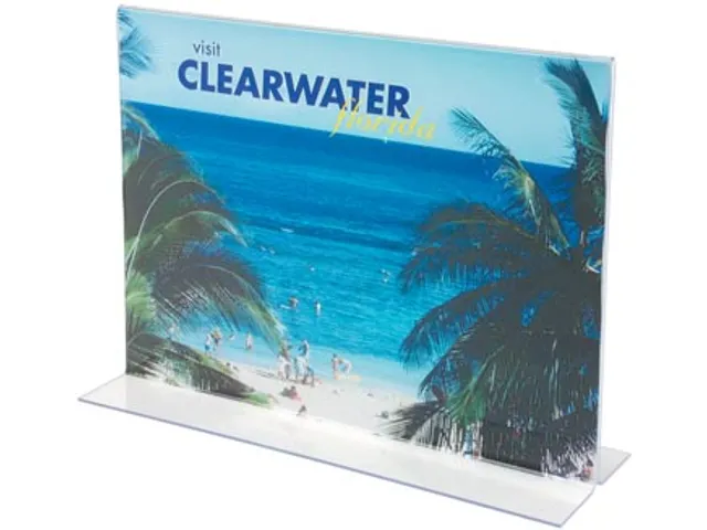 Deflecto Folderhouder T-Voet Landscape, Ft A4