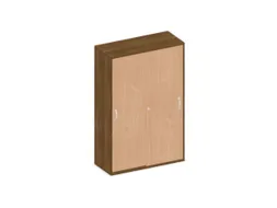 Schuifdeurkast 1540x1000x430mm Romp Noten Decor Front Beuken