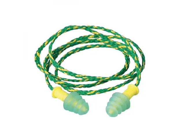 Oorpluggen Fusion Groen met koord, maat S 50 paar