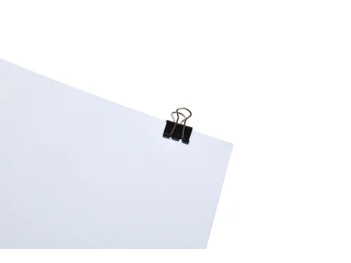 Papierklem MAUL 215 foldback 16mm capaciteit 5mm zwart 12 stuks