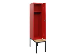 locker met bank,HxBxD 1950x400x815mm,1vak,vak B 400mm,cilinderslot