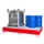 opvangbak,v. 2xIBC/10x200l vaten,opvangvol. 1000l