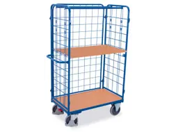 etagewagen,draagverm. 500kg,2etage(s),laadvl. LxB 1200x800mm,houtetage