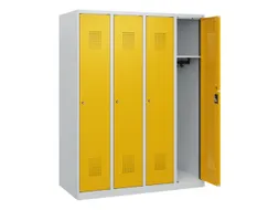 schoollocker,HxBxD 1530x1200x500mm,4vak,vak B 300mm,cil.-slot