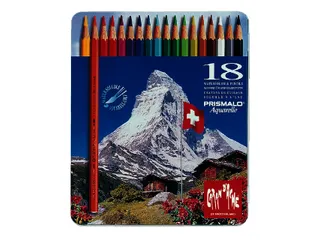 Kleurpotloden Caran d'Ache Prismalo 18 stuks assorti - 2