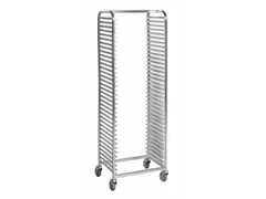 dienbladwagen,draagverm. 150kg,36etage(s),Dienbladschap,zilverkleurig