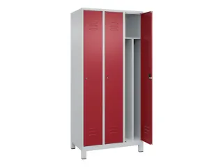 locker voor scheiding van kleding,HxBxD 1950x900x500mm,3vak - 2