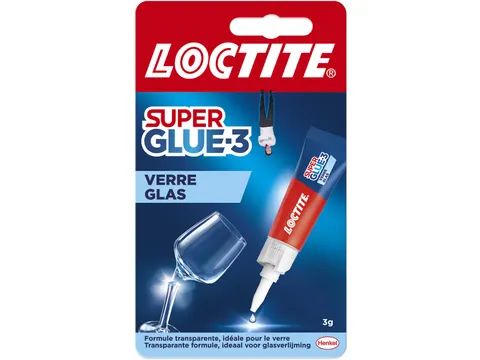 secondelijm Super Glue Glas 3 g