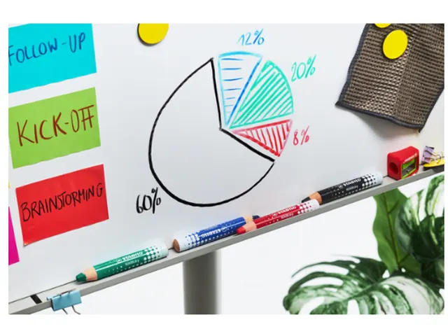 Whiteboardpotlood STABILO MARKdry incl 2 slijpers zwart classpack 30st