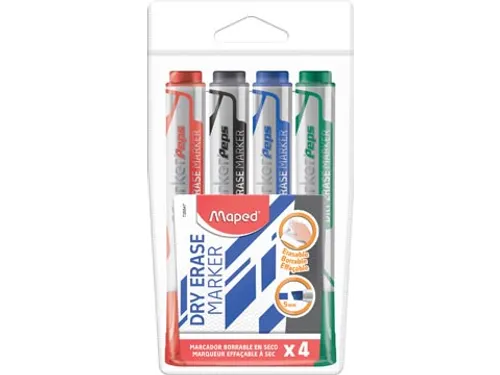 whiteboardmarker Jumbo, beitelvormige punt 5mm assorti