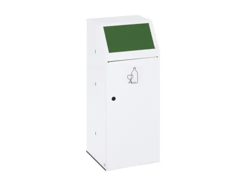 Afvalverzamelaar 69 Liter Binnenbak Sticker Glas Deur Voorzijde Groen