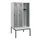 locker met bank,HxBxD 1950x900x815mm,3vak,vak B 300mm,draaigrendel
