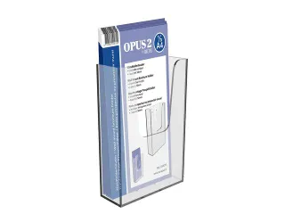 OUTLET Folderbakje Europel wand 1/3 A4 transparant - 3
