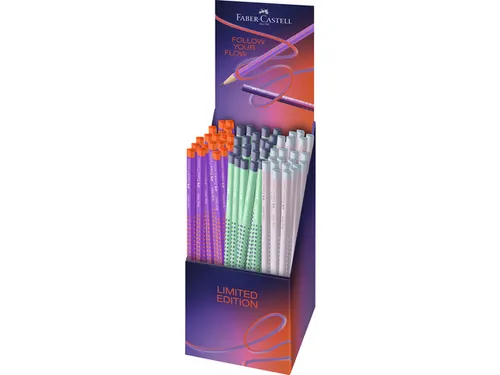 Potlood Faber-Castell GRIP 2001 Flow Edition B display 72 stuks