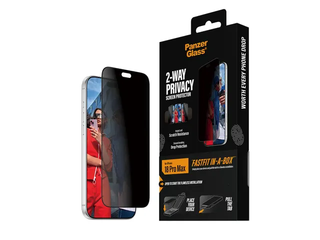 PanzerGlass 2-Way Privacy Screen Protector iPhone 2026 Pro Max | Ul