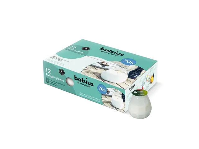 Bolsius Professional Twilight Wit Horeca kaars 12 stuks