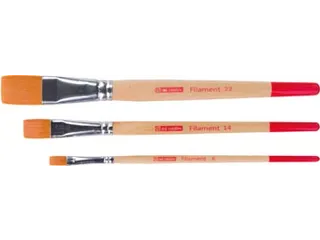 Aquarelpenselen Polyester Plat Set Van 3 - 3