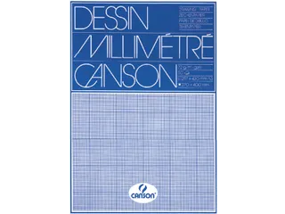Millimeterblok Canson A3 blauw - 2