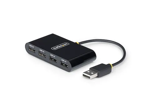 4-Port USB 2.0 Hub USB Bus Powered Compacte Travel USB Hub