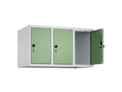 opzetkast,v. locker,3vak.,vak B 300mm,HxBxD 500x900x500mm,draaigrendel