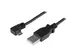 1m Micro-USB oplaad en sync kabel M/M haaks naar rechts