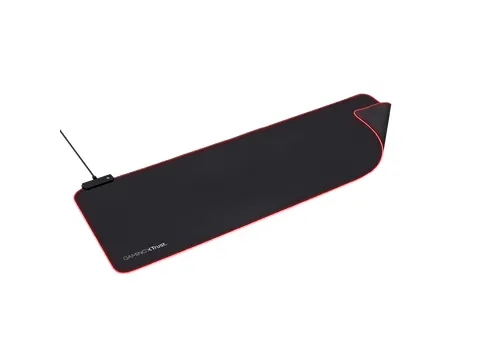 GXT 764 Glide-Flex XXL Muismat met RGB-verlichting 93x30cm zwart