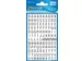 Avery Zweckform Etiketten cijfers letters A-Z 120 stuks zwart op wit