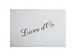 Gastenboek Alpille 2 6x22cm 140bl wit