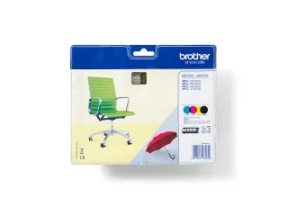 Brother LC-229XLVALBP Inktcartridge Zwart + 3 Kleuren HC - 2