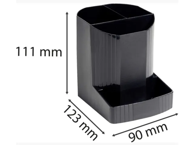 Pennenkoker Exacompta Mini Octo Ecoblack zwart