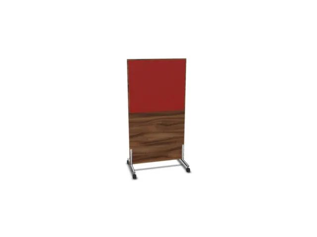scheidingswand,HxB 1545x800mm,NP-tiepolo nut,BN4011-rood