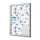 Vitrinebord Quantore luxe 9x A4 zilver