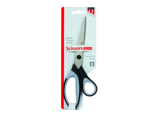 Schaar Quantore 210mm titanium soft grip handvat