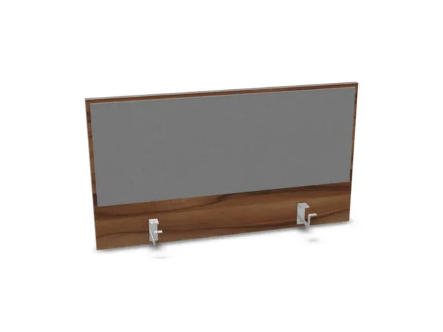 opzetpaneel bureau aanbouw achter NP-tiepolo nut BN8078-grijs 1000mm
