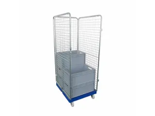veiligheidsrolcontainer,draagverm. 500kg,HxLxB 1800x870x682mm - 2
