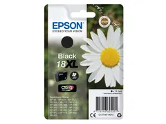 Inktcartridge Epson 18XL T1811 zwart HC C13T18114012