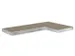 Plancher en aggloméré pour étagère d'angle à gauche 890x490mm
