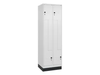 Z-garderobekast,HxBxD 1950x600x500mm,vak B 150/300mm,draaigrendel - 1
