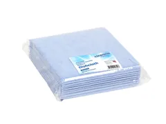 Werkdoek Cleaninq viscose 38x40cm blauw 10 stuks