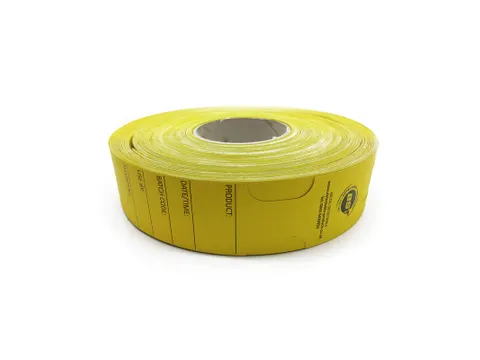 BST Detecteerbare Loop Tags hittebestendig 48x279mm Geel 500 stuks
