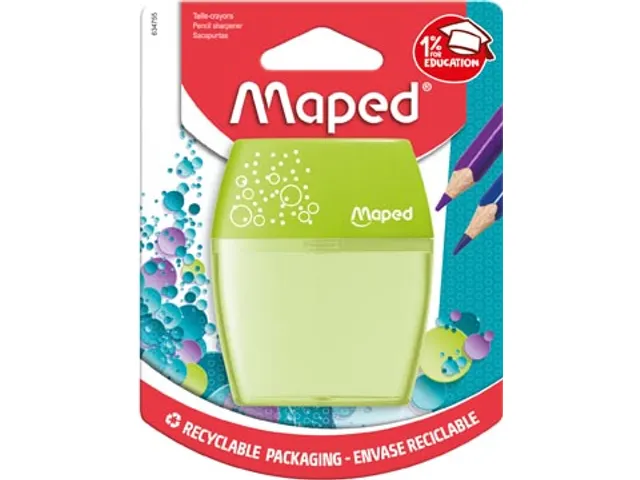 Potloodslijper Shaker 2-gaats, op blister