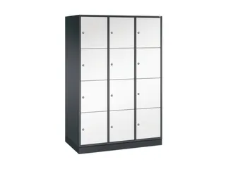 grootvolume-lockersysteem,HxBxD 1950x1220x600mm,3x4vakken,cil.-slot - 2
