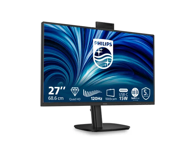 Ecran PC 27 inch Philips 27B2N3500JH Quad HD LCD noir