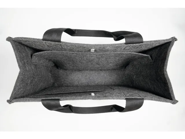 Bureau Tas Hybride werken Basic M donkergrijs 360x280x150mm